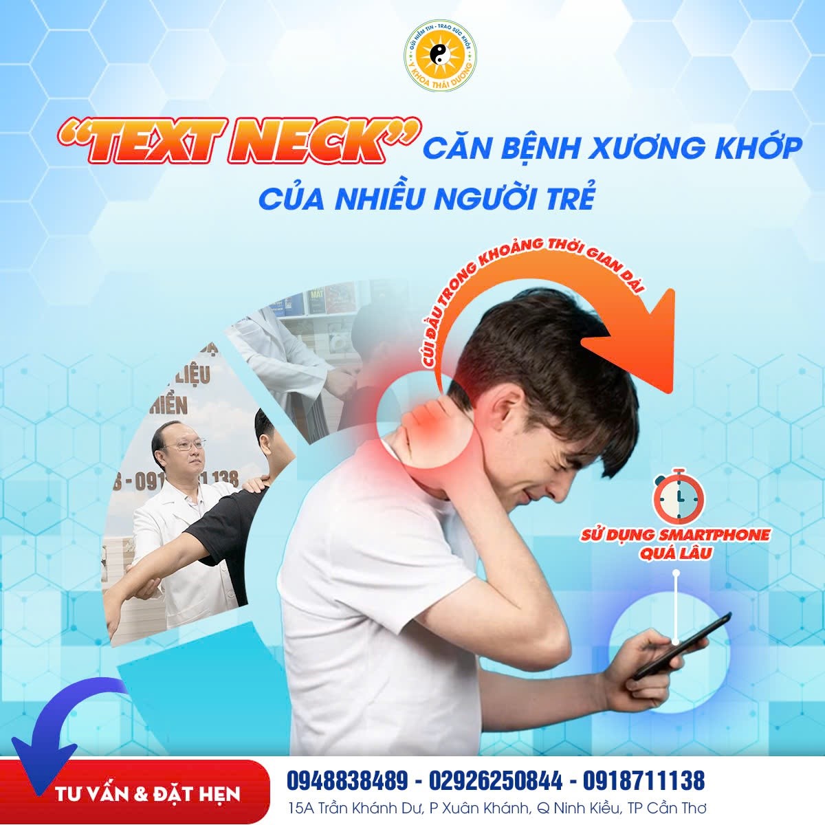 “Text Neck” là một căn bệnh xương khớp liên quan đến việc sai tư thế cổ, gây ra nhiều hệ lụy nghiêm trọng đến sức khỏe